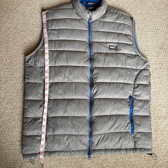 Johnnie-O Hudson Quilted 2 Way Zip Vest Gray Large - Picture 7 of 16